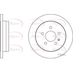 Apec Red Solid Brake Disc (DSK2133) Fits: Mercedes