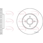 Apec Brake Disc (DSK2185)