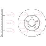 Apec Brake Disc (DSK2203)