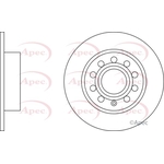 Apec Solid Brake Disc (DSK2221)