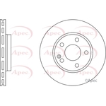 Apec Brake Disc (DSK2258)
