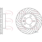 Apec Brake Disc (DSK2308)