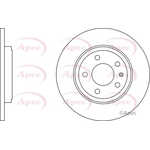 Apec Brake Disc (DSK2318)