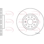 Apec Brake Disc (DSK2338)