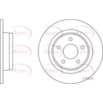 Apec Brake Disc (DSK2358)
