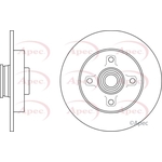 Apec Red Solid Brake Disc (DSK2553)