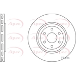Apec Brake Disc (DSK2593)