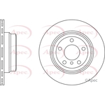 Apec Red Vented Brake Disc (DSK2601) Fits: BMW