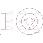 Apec Red Solid Brake Disc (DSK2639)