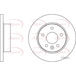 Apec Brake Disc (DSK2775)