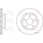 Apec Red Vented Brake Disc (DSK2793)