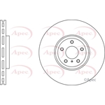 Apec Brake Disc (DSK2833)