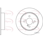 Apec Red Solid Brake Disc (DSK2870) Fits: Suzuki