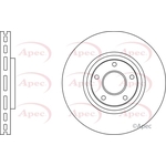 Apec Brake Disc (DSK2880)