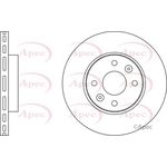 Apec Vented Brake Disc (DSK2900)