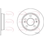 Apec Brake Disc (DSK2950)