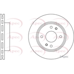 Apec Vented Brake Disc (DSK2972)