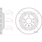 Apec Brake Disc (DSK3002)