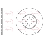 Apec Red Vented Brake Disc (DSK3051) Fits: Suzuki