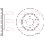 Apec Vented Brake Disc (DSK3077)