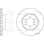 Apec Vented Brake Disc (DSK3082) Fits: Toyota