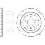 Apec Vented Brake Disc (DSK3083) Fits: Cadillac