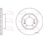 Apec Vented Brake Disc (DSK3094) Fits: Suzuki
