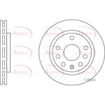 Apec Red Vented Brake Disc (DSK3157)