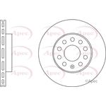 Apec Red Vented Brake Disc (DSK3175)
