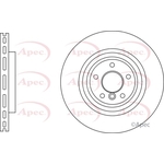 Apec Brake Disc (DSK3186)