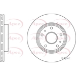 Apec Vented Brake Disc (DSK3207) Fits: Suzuki