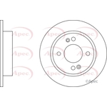 Apec Solid Brake Disc (DSK3216) Fits: Hyundai