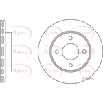Apec Vented Brake Disc (DSK3226) Fits: Nissan