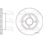 Apec Vented Brake Disc (DSK3289) Fits: Suzuki