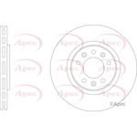 Apec Vented Brake Disc (DSK3335)