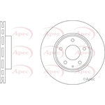 Apec Brake Disc (DSK3365)