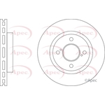 Apec Vented Brake Disc (DSK3378) Fits: Suzuki