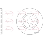 Apec Vented Brake Disc (DSK3430)