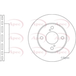Apec Vented Brake Disc (DSK3448) Fits: Suzuki