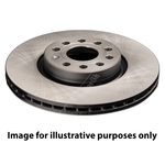 Apec Black Vented Two-Piece Brake Disc (DSK3946B) Fits: BMW