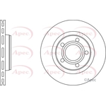 Apec Red Vented Brake Disc (DSK776)