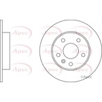 Apec Brake Disc (DSK806)