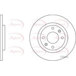 Apec Brake Disc (DSK821)