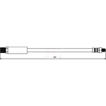 Apec Red Brake Hose (HOS3032)