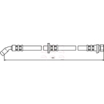 Apec Red Brake Hose (HOS3037) Fits: Honda
