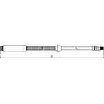 Apec Red Brake Hose (HOS3039)