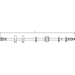 Apec Brake Hose (HOS3226)