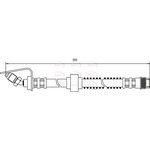 Apec Brake Hose (HOS3260)