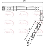 Apec Brake Hose (HOS3265) Fits: Rover