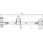 Apec Brake Hose (HOS3556) Fits: Ford